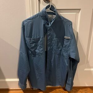 Columbia Men’s Long Sleeve PFG Button down Medium